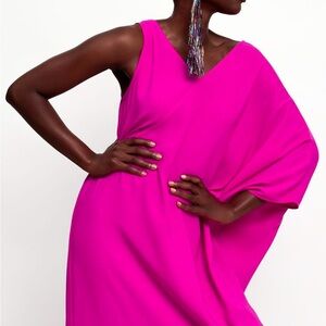 Elegant Pink Maxi Dress